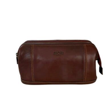 Herrnecessär i brunt skinn från Biori Sweden